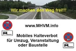 Mobile temporäre Halteverbote in München